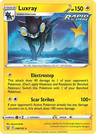 Luxray (048/163) [Sword & Shield: Battle Styles] Reverse Holofoil