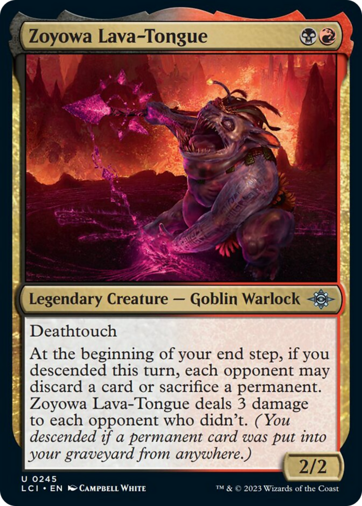 Zoyowa Lava-Tongue [The Lost Caverns of Ixalan] Foil
