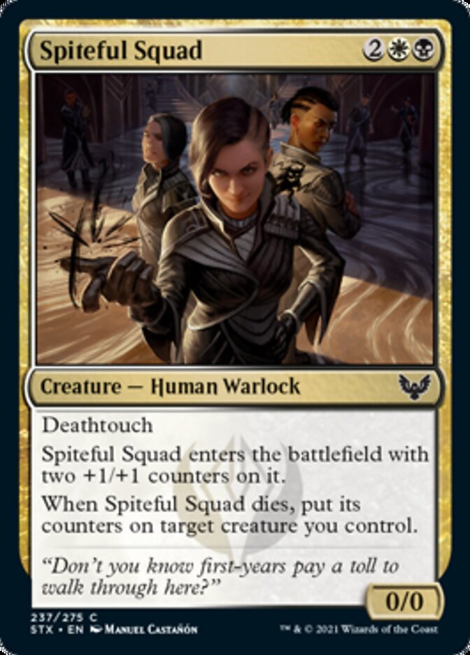 Spiteful Squad [Strixhaven: School of Mages] Foil