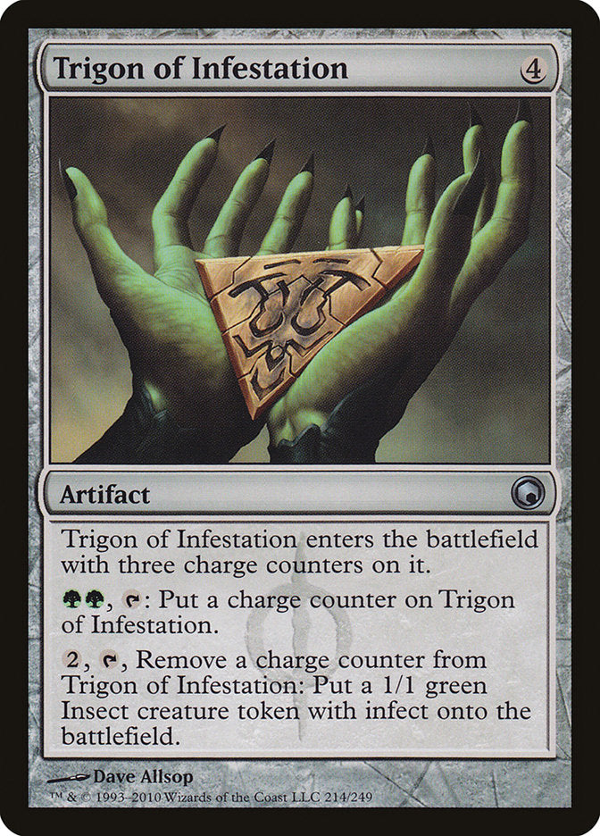 Trigon of Infestation [Scars of Mirrodin] Foil