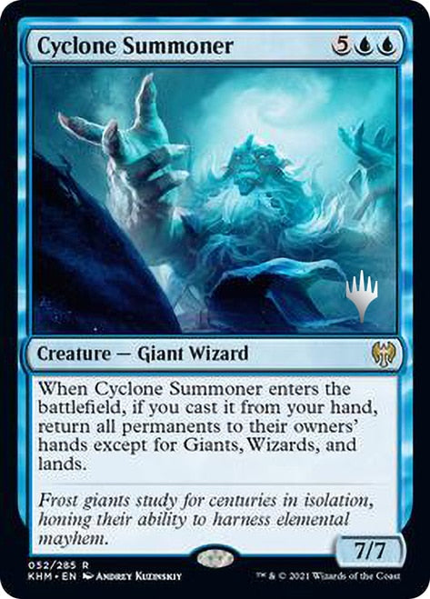 Cyclone Summoner (Promo Pack) [Kaldheim Promos] Foil
