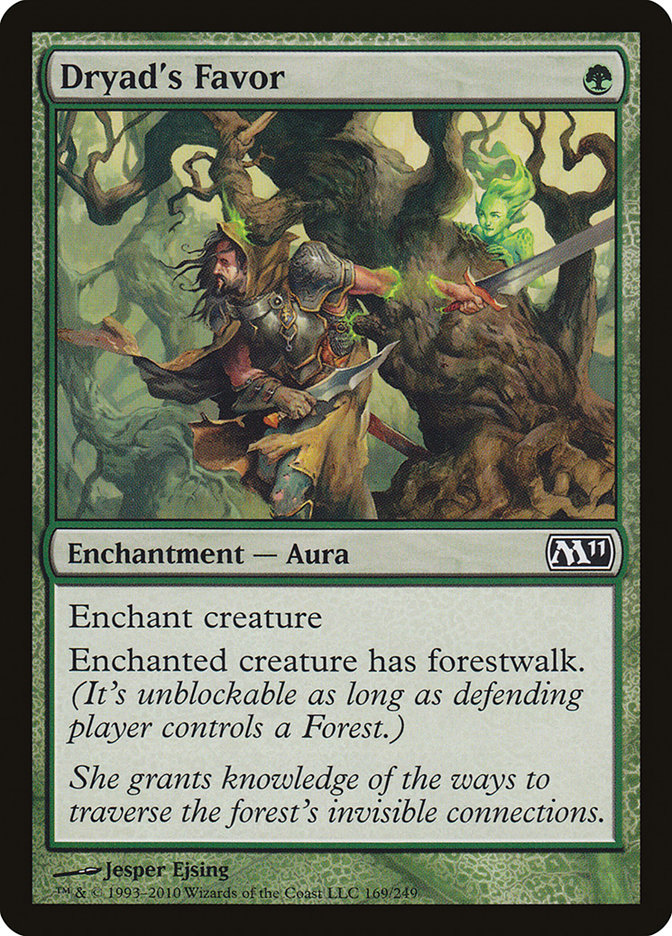 Dryad's Favor [Magic 2011] Foil