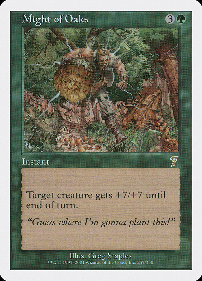 Might of Oaks [Seventh Edition] Foil