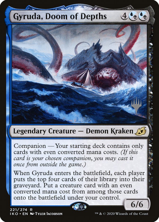 Gyruda, Doom of Depths (Promo Pack) [Ikoria: Lair of Behemoths Promos] Foil