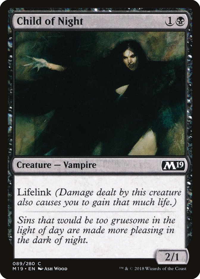 Child of Night [Core Set 2019] Foil