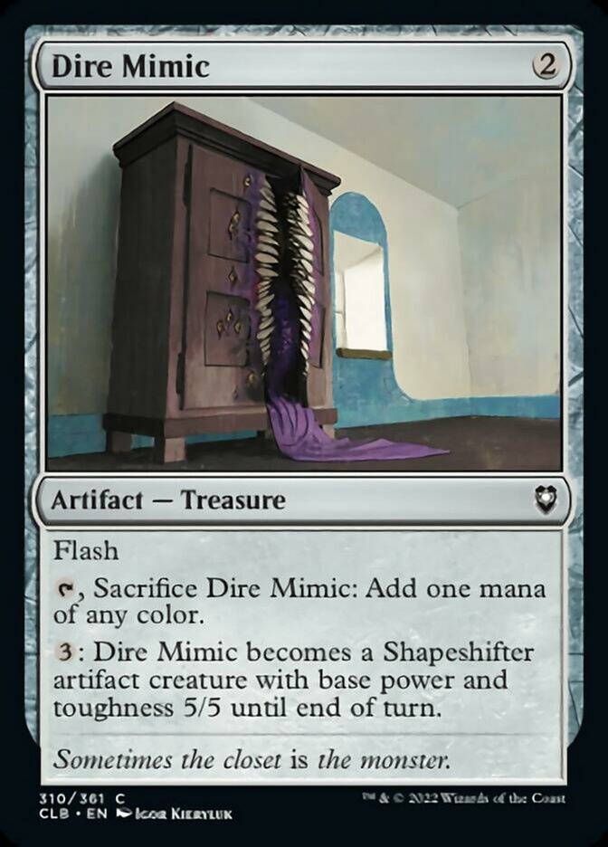Dire Mimic [Commander Legends: Battle for Baldur's Gate] Foil