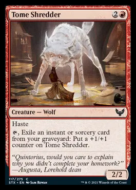 Tome Shredder [Strixhaven: School of Mages] Foil