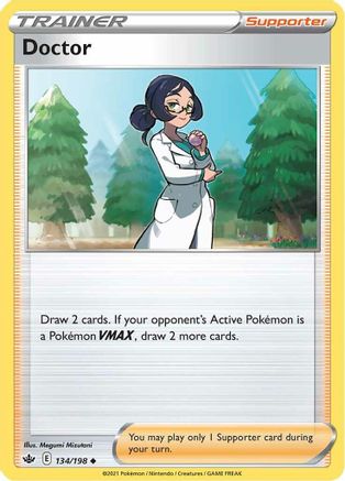 Doctor (134/198) [Sword & Shield: Chilling Reign] Reverse Holofoil