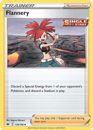 Flannery (139/198) [Sword & Shield: Chilling Reign] Reverse Holofoil