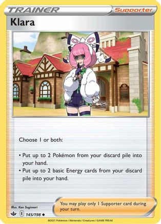 Klara (145/198) [Sword & Shield: Chilling Reign] Reverse Holofoil