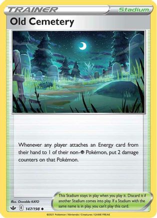 Old Cemetery (147/198) [Sword & Shield: Chilling Reign] Reverse Holofoil