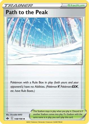 Path to the Peak (148/198) [Sword & Shield: Chilling Reign] Reverse Holofoil