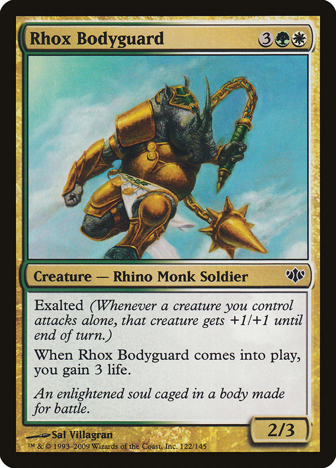 Rhox Bodyguard [Conflux] Foil