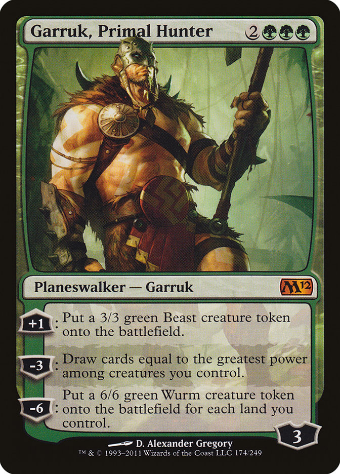 Garruk, Primal Hunter [Magic 2012] Foil