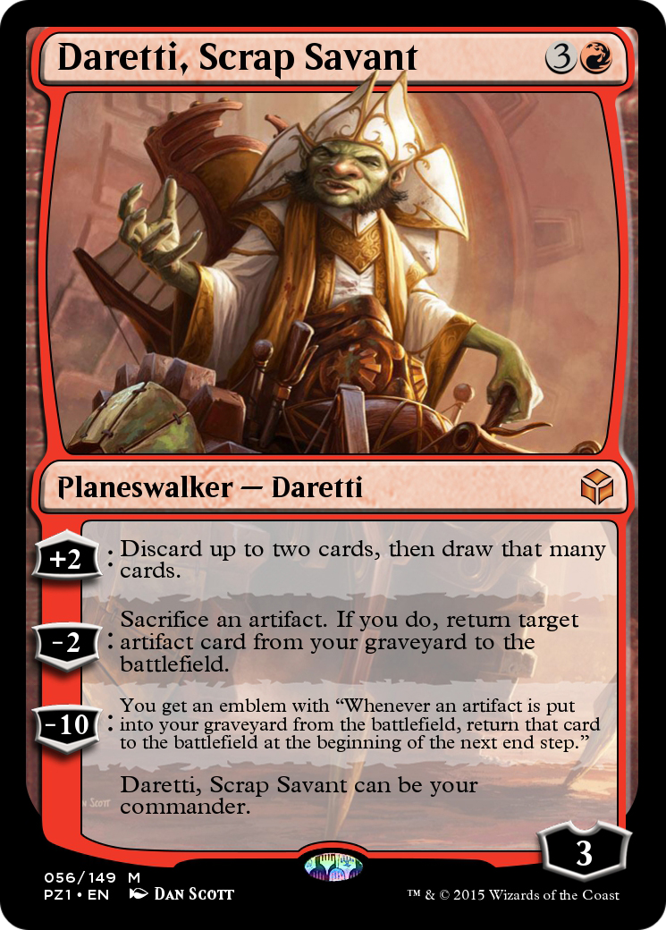 Daretti, Scrap Savant  [Legendary Cube Prize Pack]
