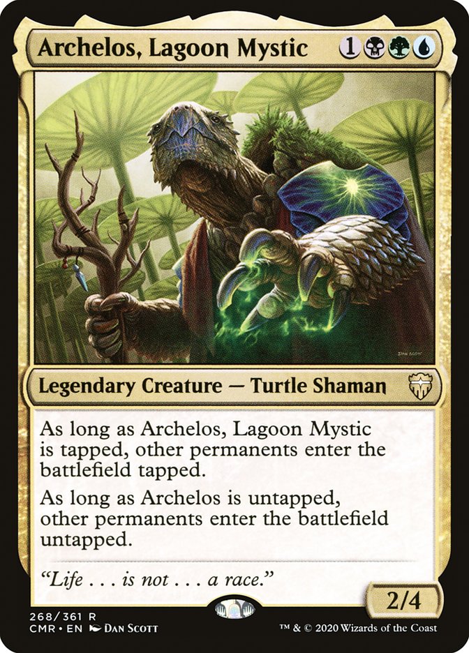 Archelos, Lagoon Mystic [Commander Legends] Foil