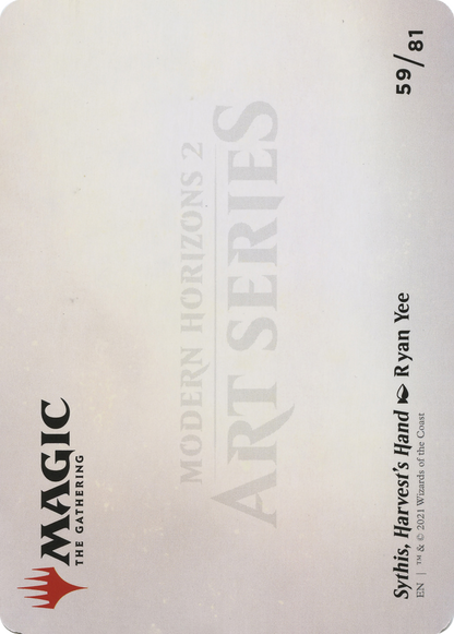 Sythis, Harvest's Hand // Sythis, Harvest's Hand  [Modern Horizons 2 Art Series] (Borderless) Foil