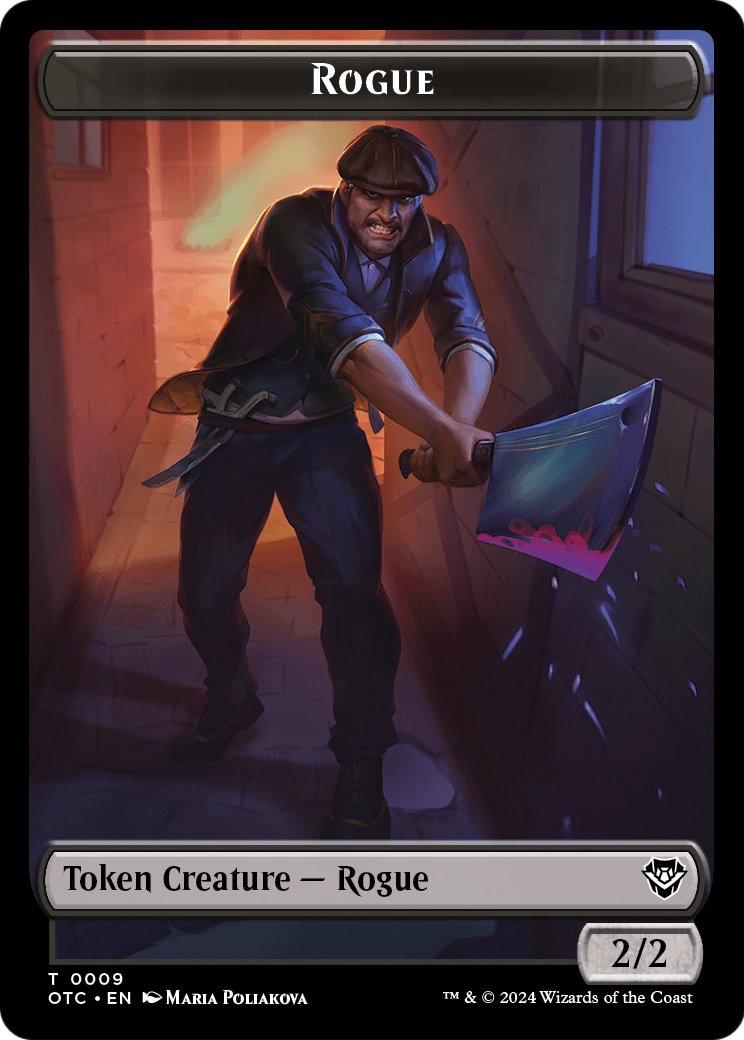 Rogue  [Outlaws of Thunder Junction Commander Tokens] Foil