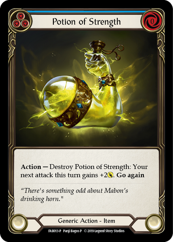 Potion of Strength [FAB013-P] (Promo)  1st Edition Cold Foil