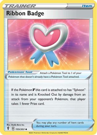 Ribbon Badge (155/203) [Sword & Shield: Evolving Skies] Reverse Holofoil
