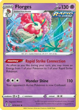 Florges (073/203) [Sword & Shield: Evolving Skies] Reverse Holofoil