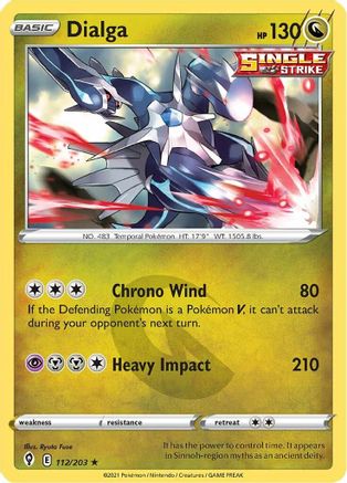 Dialga (112/203) [Sword & Shield: Evolving Skies] Reverse Holofoil