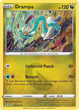 Drampa (119/203) [Sword & Shield: Evolving Skies] Reverse Holofoil