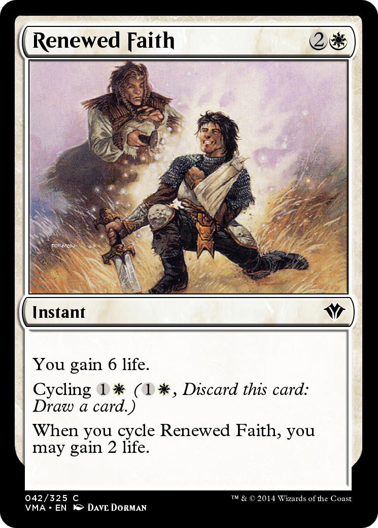 Renewed Faith  [Vintage Masters] Foil