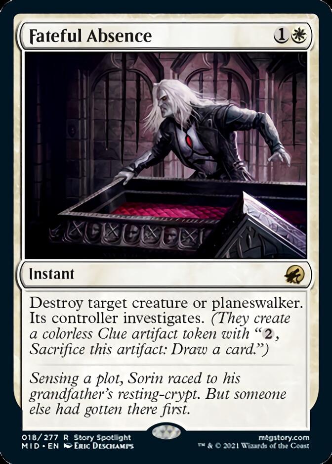 Fateful Absence [Innistrad: Midnight Hunt] Foil