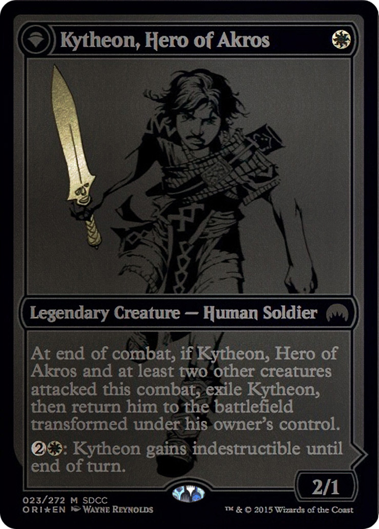 Kytheon, Hero of Akros // Gideon, Battle-Forged  [San Diego Comic-Con 2015]: (originpwdfc) Foil