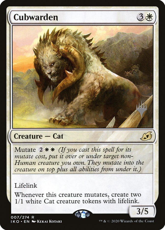 Cubwarden (Promo Pack) [Ikoria: Lair of Behemoths Promos] Foil