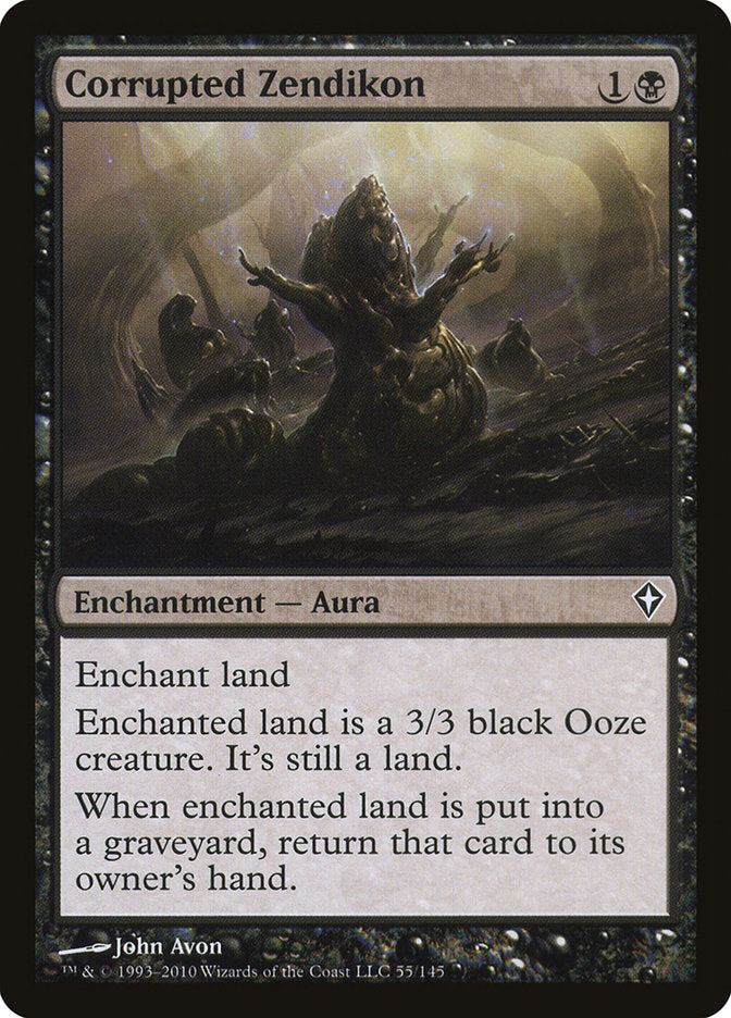 Corrupted Zendikon [Worldwake] Foil
