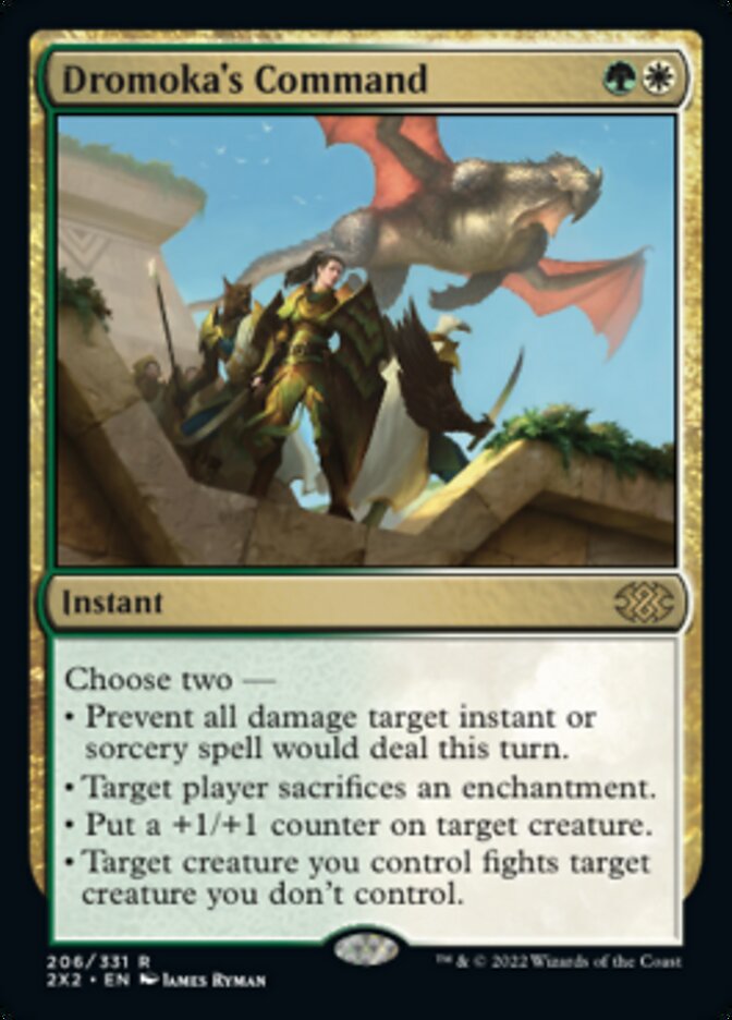 Dromoka's Command [Double Masters 2022] Foil