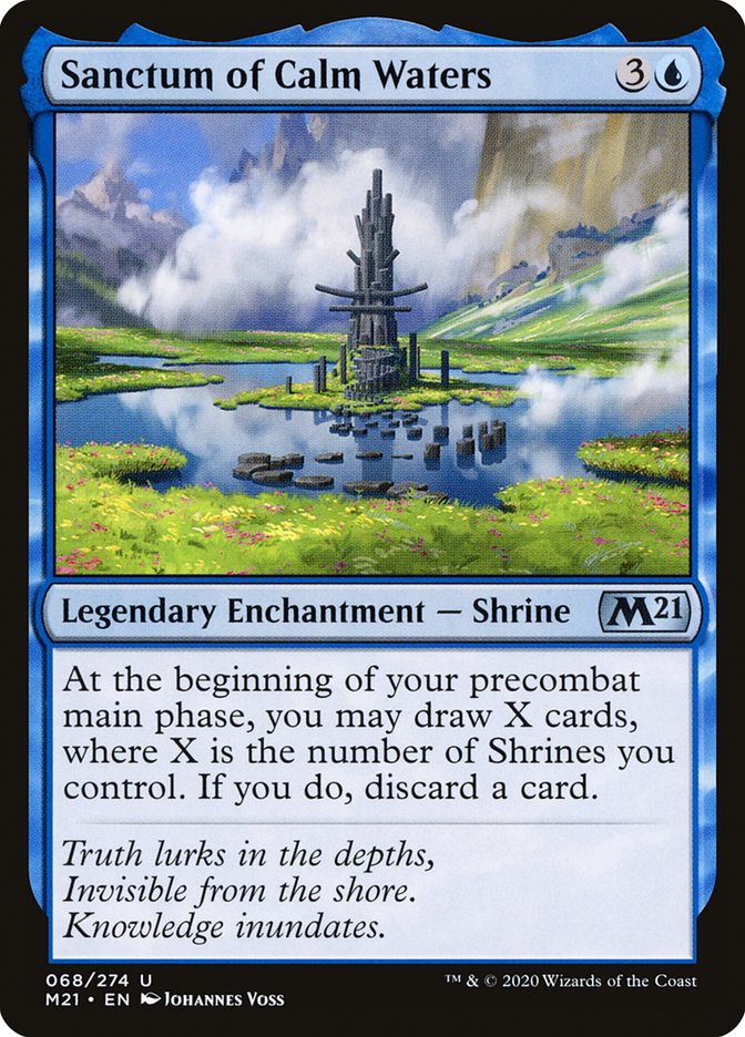 Sanctum of Calm Waters [Core Set 2021] Foil