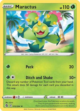 Maractus (012/264) [Sword & Shield: Fusion Strike] Reverse Holofoil