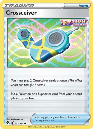 Crossceiver (231/264) [Sword & Shield: Fusion Strike] Reverse Holofoil