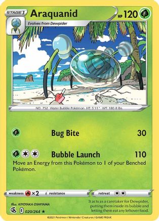 Araquanid (020/264) [Sword & Shield: Fusion Strike] Reverse Holofoil