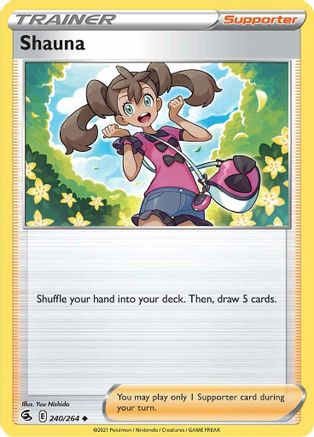 Shauna (240/264) [Sword & Shield: Fusion Strike] Reverse Holofoil