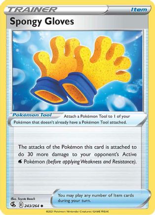 Spongy Gloves (243/264) [Sword & Shield: Fusion Strike] Reverse Holofoil
