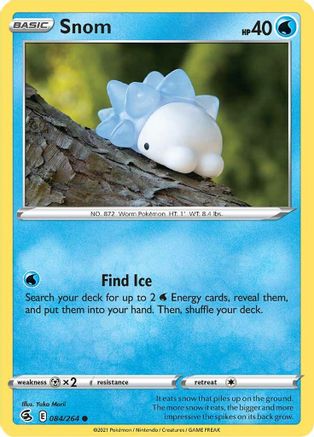 Snom (084/264) [Sword & Shield: Fusion Strike] Reverse Holofoil