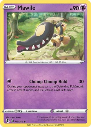 Mawile (119/264) [Sword & Shield: Fusion Strike] Reverse Holofoil