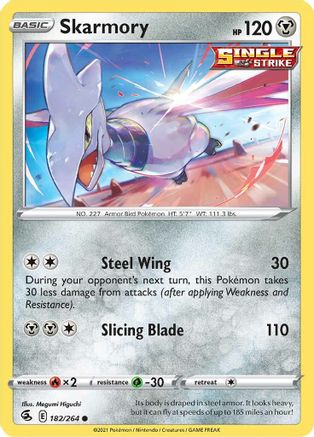 Skarmory (182/264) [Sword & Shield: Fusion Strike] Reverse Holofoil