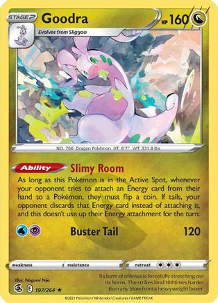 Goodra (197/264) [Sword & Shield: Fusion Strike] Reverse Holofoil