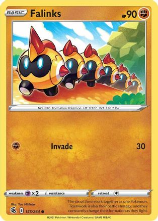 Falinks (155/264) [Sword & Shield: Fusion Strike] Reverse Holofoil