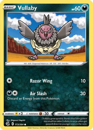 Vullaby (172/264) [Sword & Shield: Fusion Strike] Reverse Holofoil