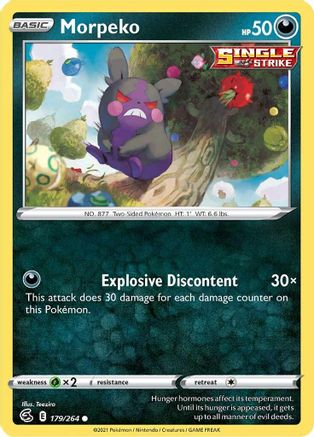 Morpeko (179/264) [Sword & Shield: Fusion Strike] Reverse Holofoil