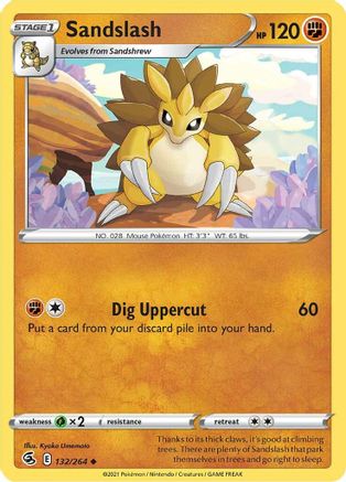 Sandslash (132/264) [Sword & Shield: Fusion Strike] Reverse Holofoil