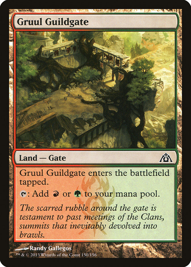 Gruul Guildgate [Dragon's Maze] Foil