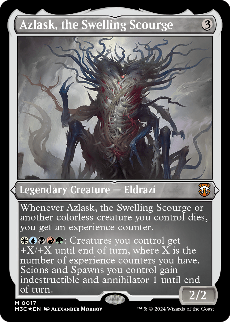 Azlask, the Swelling Scourge  [Modern Horizons 3 Commander] Etched Foil