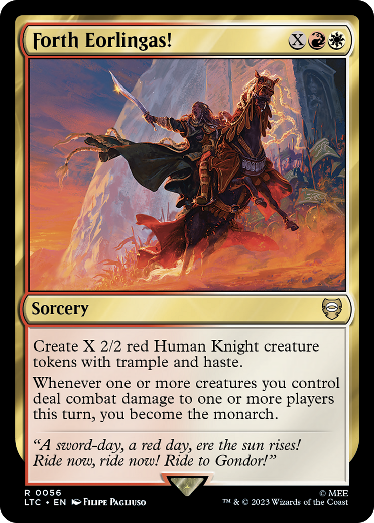 Forth Eorlingas! [The Lord of the Rings: Tales of Middle-Earth Commander] Foil
